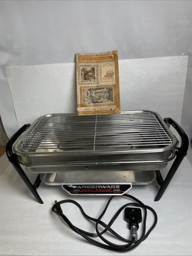 Vintage FARBERWARE OPEN HEARTH/ELECTRIC BROILER Model 450A Tested