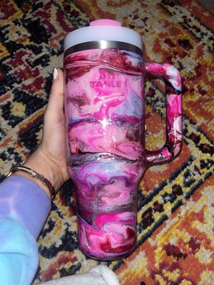 Handmade Epoxy Pink Stanley