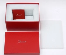 Baccarat Diamant Empty Red Box Foam Insert Care Enclosure Excellent Condition