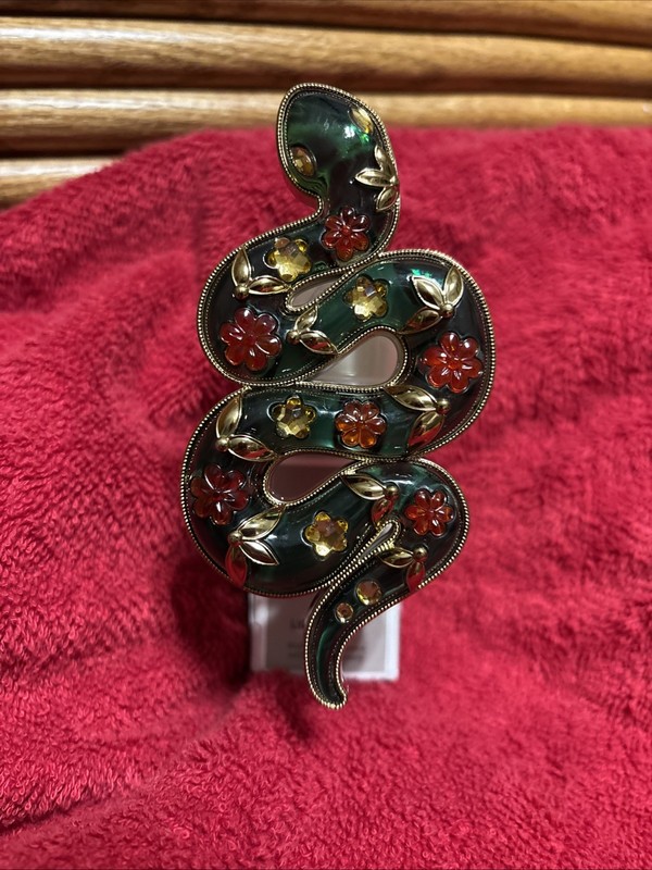NEW, Bath & Body Works, Bejeweled Snake Wallflower Plug Scent Control Nightlight