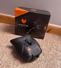 Nightfox Swift Digital Night Vision Binoculars 2x Black w/ IR, Head Strap & Box