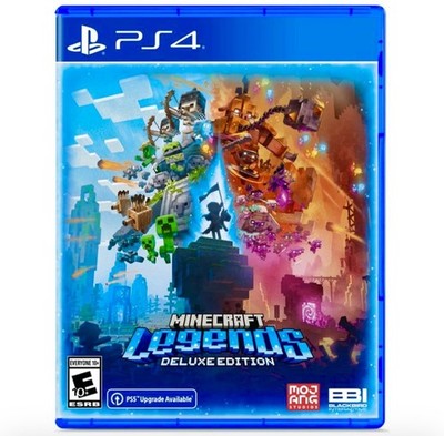 Minecraft Legends Deluxe Edition Playstation 4 PS4 Video Game New Sealed Fantasy