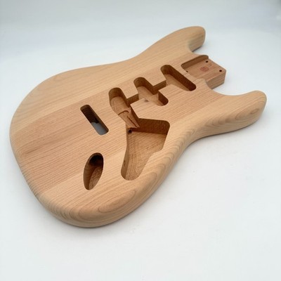 HooDoo Stratocaster Body Alder Unfinished Light hsb6352