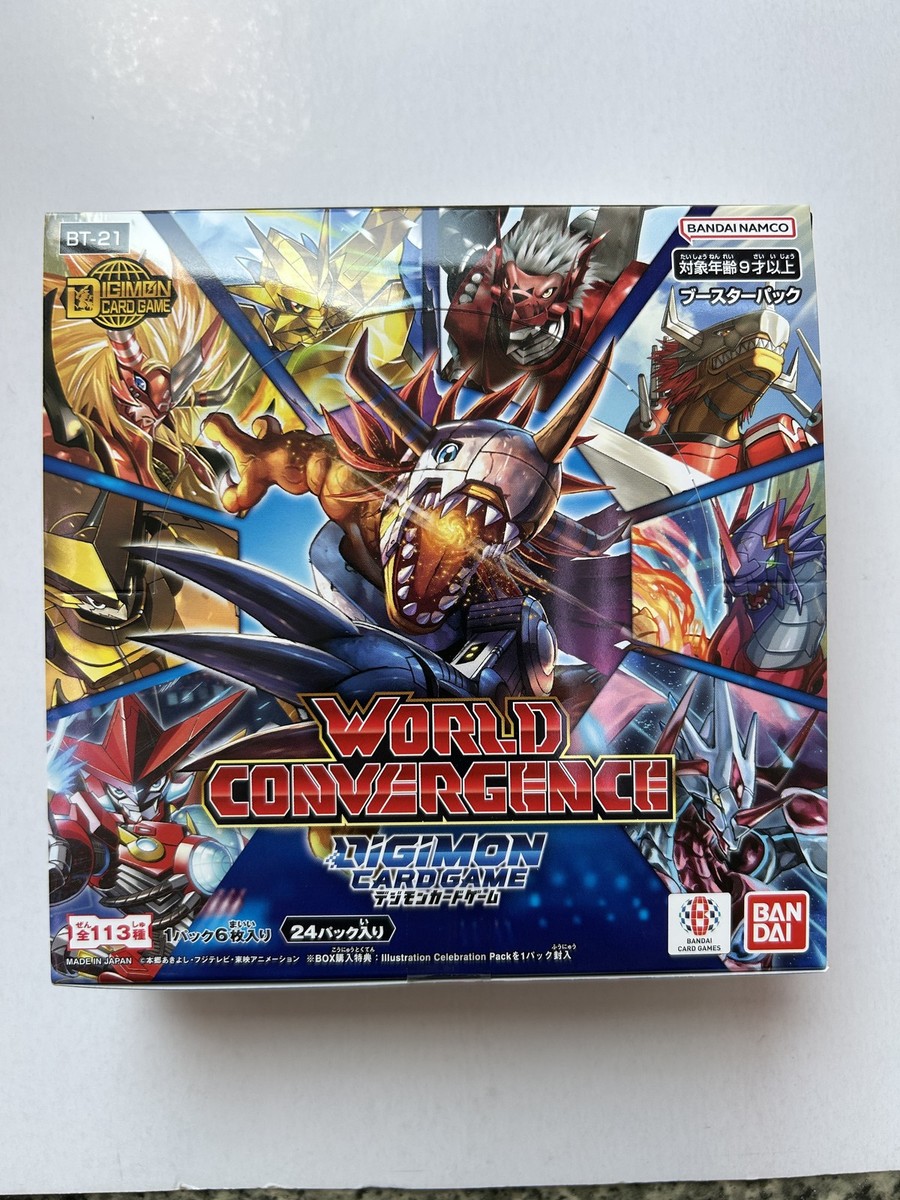 BANDAI Digimon Card Game Booster Pack WORLD CONVERGENCE BT