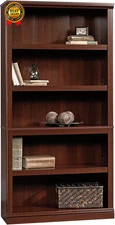 Miscellaneous Storage 5-Shelf Bookcase/ Book Shelf, Select Cherry Finish