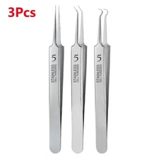 1pc Ultra-Fine Blackhead Clip Tweezers Stainless Steel Pimple Extractor - NEW