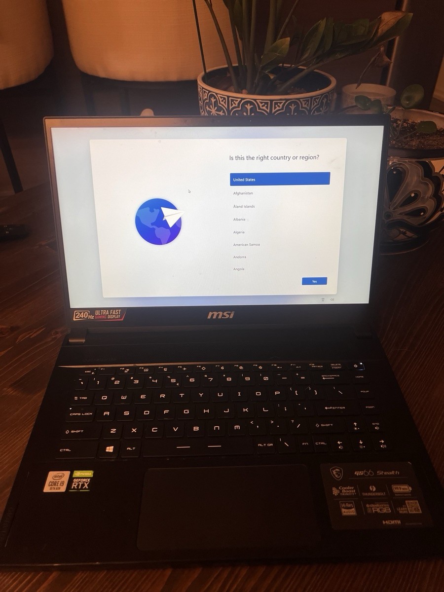 MSI GS66 Stealth 10SFS-032 Gaming Laptop Intel Core i9 32GB