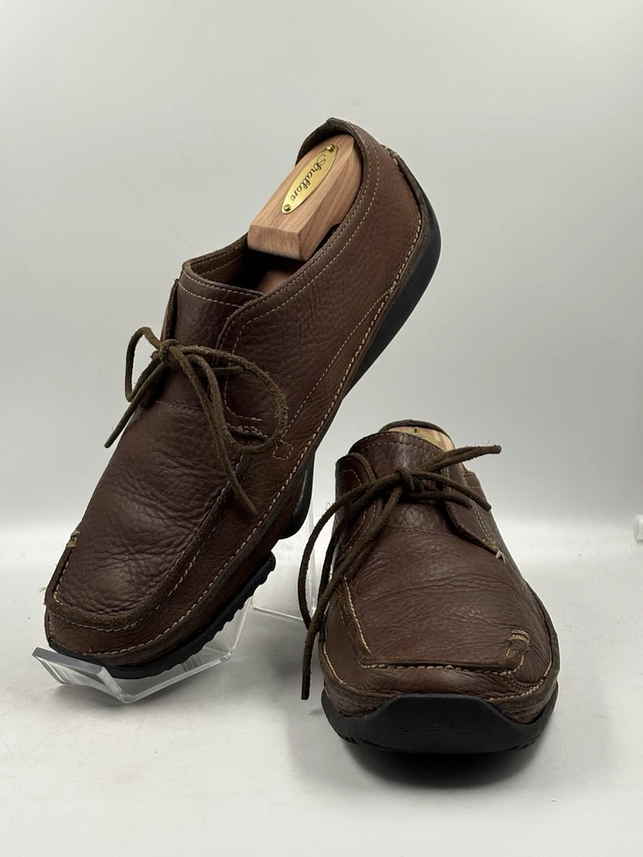 Timberland Zapatos Confort Inteligentes Para Hombres Talla 9.5 M Marrón Cuero Mocasín Con Cordones Sin usar, en Caja Foto 2 de 4