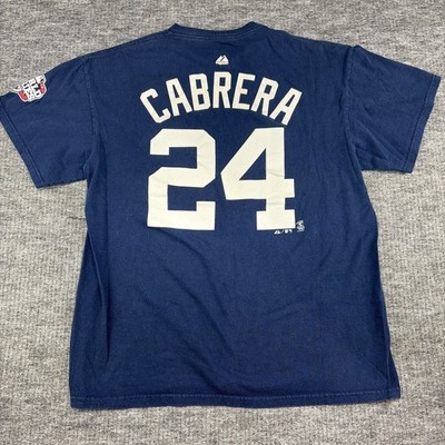 Vintage Majestic MLB Detroit Tigers 'Miguel Cabrera #24' T-shirt