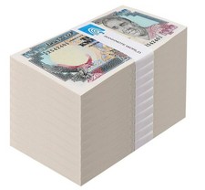 Zambia 10 Kwacha, 1989-1991 ND, P-31b, UNC X 1000 PCS Brick