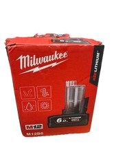 Image of Genuine Milwaukee M12B6 12V 6.0Ah RedLithium-Ion Battery Original