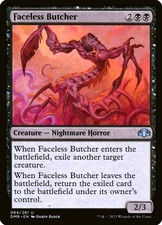 X 1 Faceless Butcher NM Dominaria Remastered DMR 084 MTG Magic The Gathering