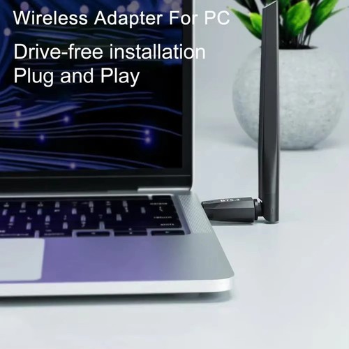 USB Bluetooth 5.4 Adapter 150M Kabelloser Bluetooth Dongle für PC Kabellose6938 - Bild 7 von 8