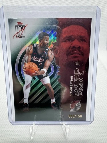 2025-26 Topps Signature Class Deandre Ayton Chrome Green Refractor /150 #22
