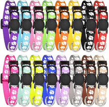 16 Pack Puppy ID Collar Identification Adjustable Breakaway Whelping Collars