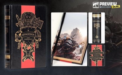 Armageddon Limited Special Edition Hardback HB Book Warhammer 40k - SIGNED 