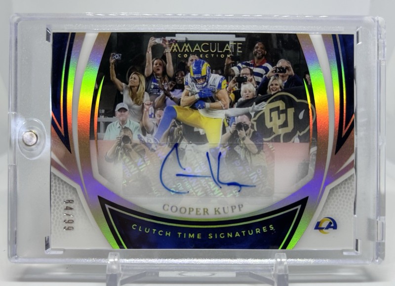 2025 Immaculate COOPER KUPP Clutch Signatures AUTO SP /99 Super Bowl MVP Card