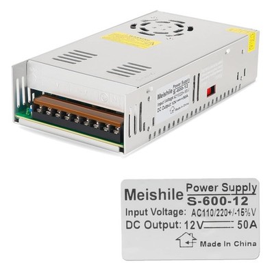 Netzteil 12V 50A 600W Transformator AC/DC universal für Elektronik Industrie