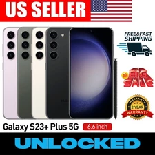 NEW Sealed SAMSUNG GALAXY S23+ PLUS 5G 256/512GB UNLOCKED GSM+CDMA All Carriers