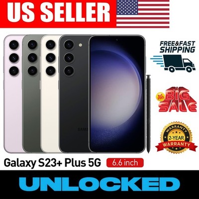 NEW Sealed SAMSUNG GALAXY S23+ PLUS 5G 256/512GB UNLOCKED GSM+CDMA All Carriers