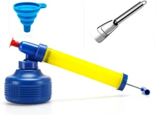 Diatomaceous Earth Applicator Garden Puffer Duster Powder Duster (Yellow)