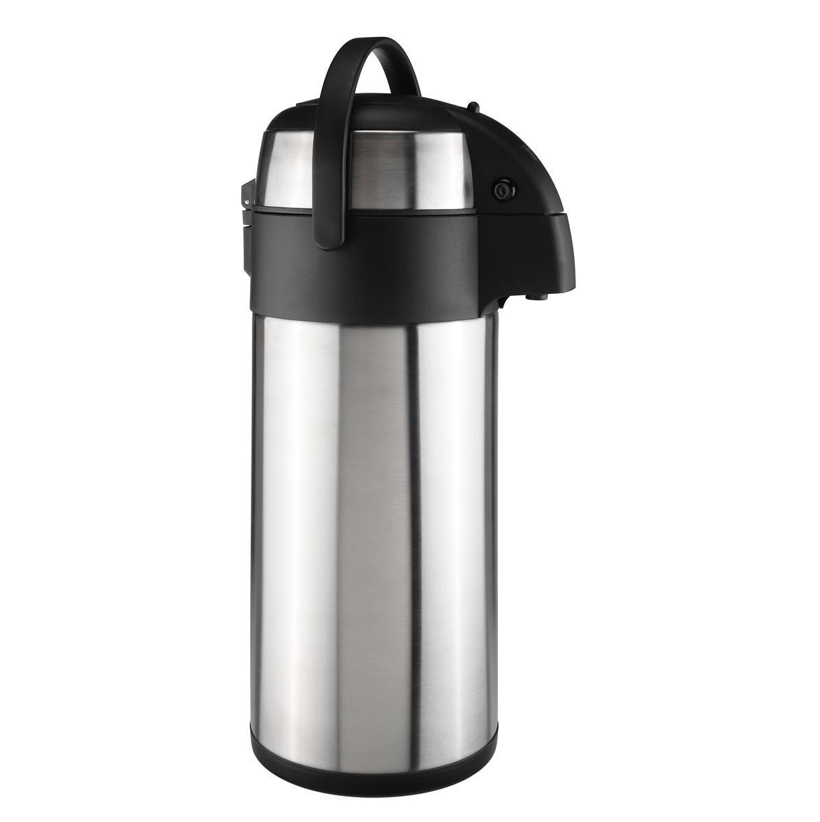 Pumpkanne Thermoskanne Airpot 5 l Edelstahl doppelwandig Isolierkanne
