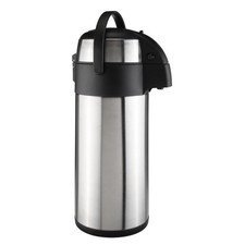 Pumpkanne Thermoskanne Airpot 5 l  Edelstahl doppelwandig Isolierkanne