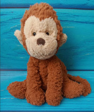 JELLYCAT  Vintage Fuddlewoodle Monkey soft toy, medium size, 9 inches RETIRED