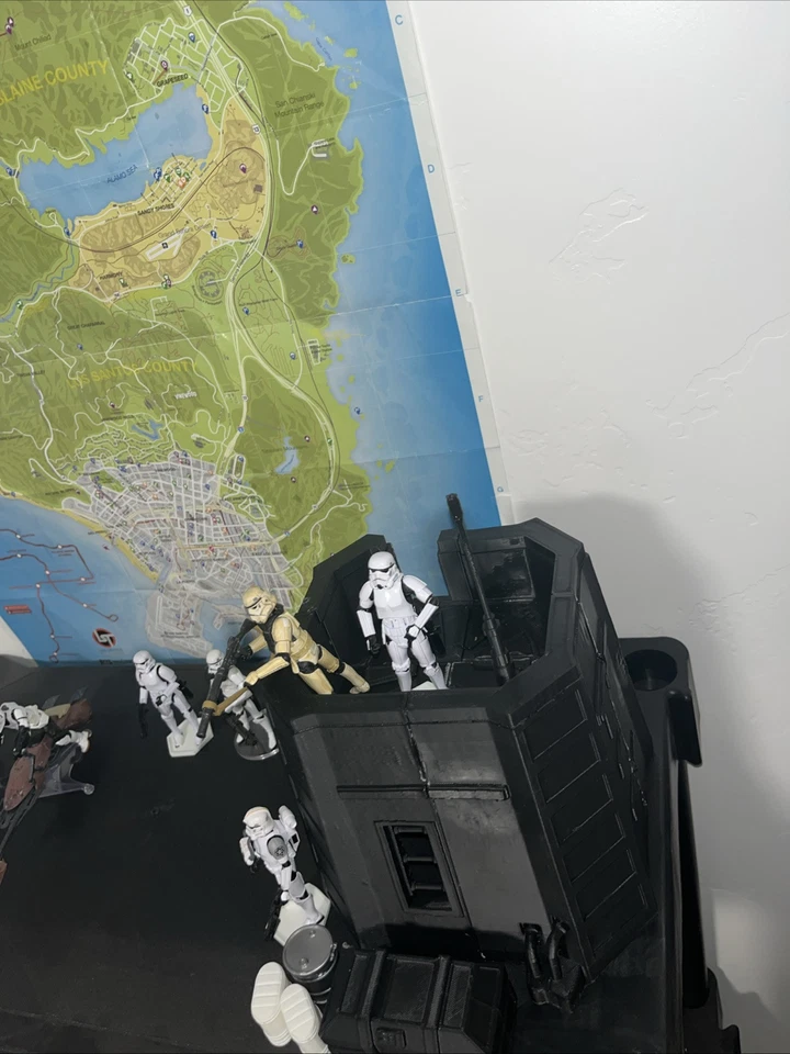 Diorama Imperial Outpost 3.75 inspirado en Star Wars (acciones no incluidas) Foto 3 de 4