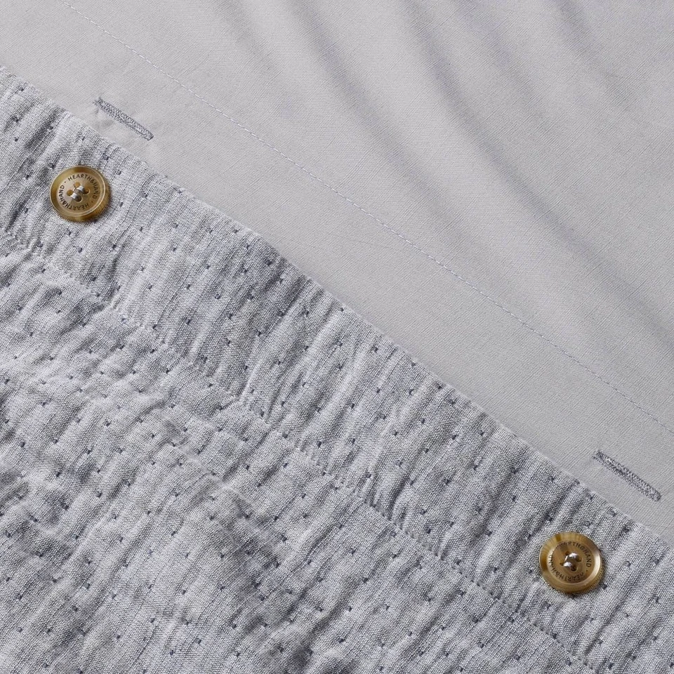 Funda nórdica King Gasa Stitch Pin Dot azul - hogar y mano Foto 4 de 4