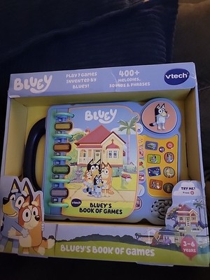 VTech Bluey's Book of Games New In Box