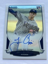 2013 Bowman Chrome Rookie Card Auto Jake Odorizzi #ACR-J0 Rays Twins. rookie card picture