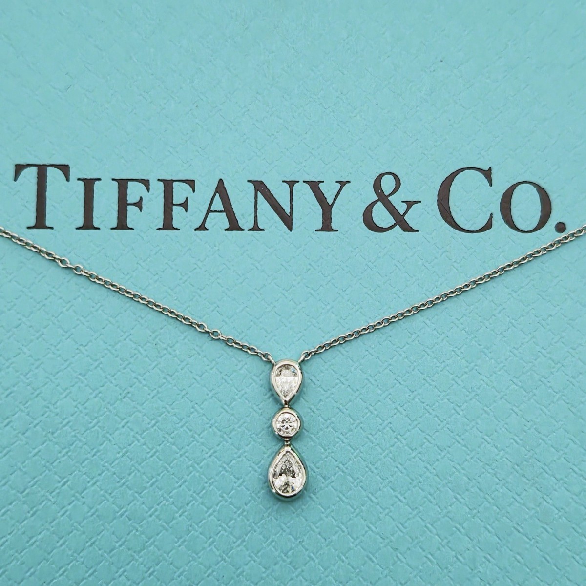 RARE Tiffany & Co. Jazz Tear Drop Pear Shape & Brilliant Cut