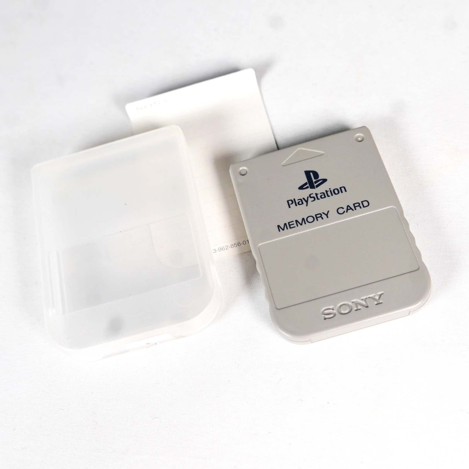 Carte Memoire Memory Card Sony Playstation PS1 Officiel SCPH-1020 Grey 9