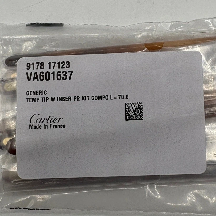 CARTIER Blonde Tortoise Gold Inlay Temple Tips 70mm OEM Replacements 1x SET NEW - Image 2 of 3