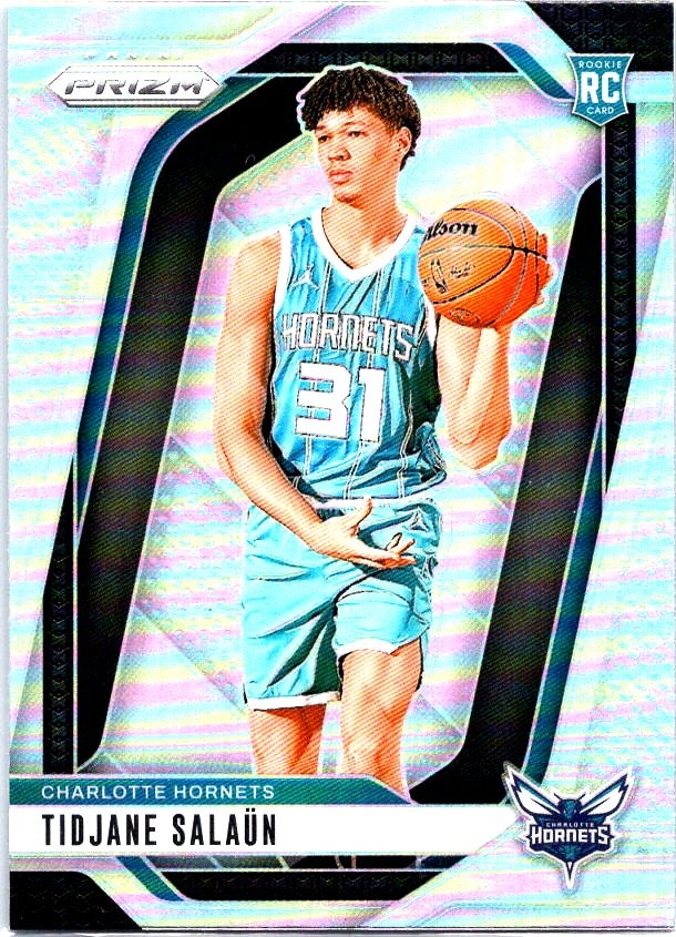 2024-25 Panini Prizm #262 Tidjane Salaun Prizms Silver