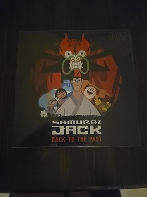 SAMURAI JACK BACK TO THE PAST BOARD GAME - 7 FIGURES NEW Sealed