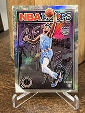 2019-20 Panini NBA Hoops Premium Stock Get Out the Way Silver De'Aaron Fox #13