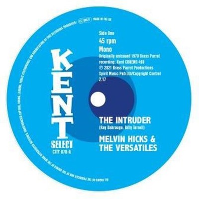 Melvin Hicks  The V - Intruder / Just Outside Of Lonely - Vinyl Rec - G11501z