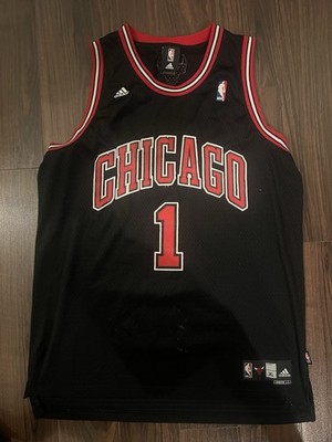 Chicago Bulls Derrick Rose 1 ユニフォーム Chicago Bulls NBA Adult XL Jersey Adidas Derrick Rose #1 Style