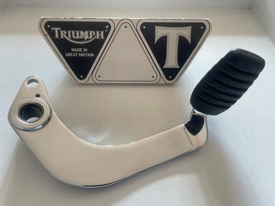 Triumph Bonneville America 865 EFI Chrom Bremspedal hinten & Gummi T2025905