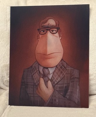 Muppet Haunted Mansion Newsman Master  Gracey Changing Portrait Disneyland Hotel