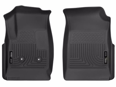 Husky Weatherbeater Mats Fit 15-22 Colorado/Canyon Crew/Ext Cab Front Row 2p Blk