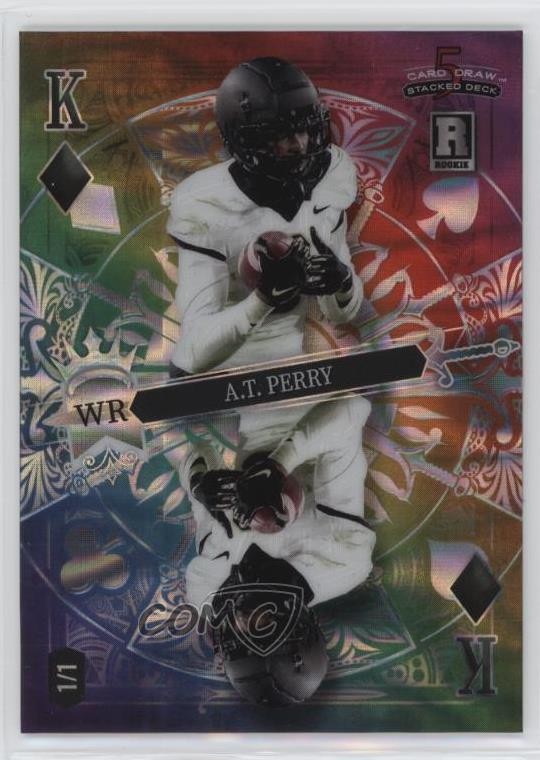 2023 Wild 5 Card Draw Stacked Deck 1/1 AT Perry #DK-AP Rookie RC 3hd