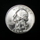 1954-D WASHINGTON QUARTER - SUPERB GEM BU - 90% SILVER