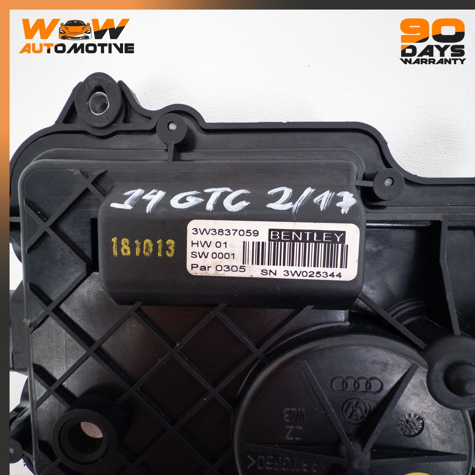 12-18 BENTLEY CONTINENTAL GT GTC LEFT RIGHT DOOR LOCK SOFT ACTUATOR MOTOR OEM
