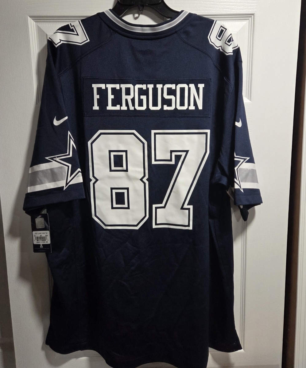 New Nike Jake Ferguson #87 Dallas Cowboys Game Jersey Men's Sz 2XL