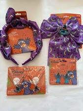 Lilo and Stitch Halloween 4-piece Set Head Band Hair Bow Necklace Earrings New