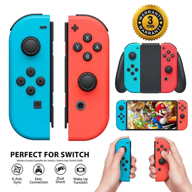 Wireless Joy-Con Controller Pair – Left & Right Gamepad Set