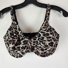 Bali Lilyette Minimizer Bra 0967 Full Coverage 36DD Leopard Animal Print